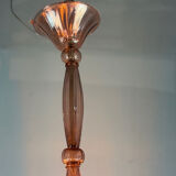 Venetian chandelier in amethyst Murano glass, circa 1920