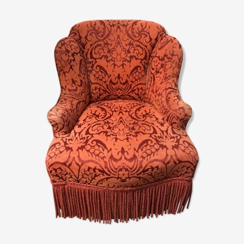 Ancien fauteuil crapaud