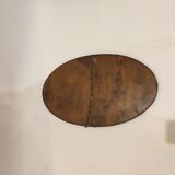 Oval beveled mirror