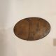 Oval beveled mirror