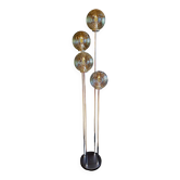 Lampadaire cascade, vintage, 4 globes "Waves", année 70