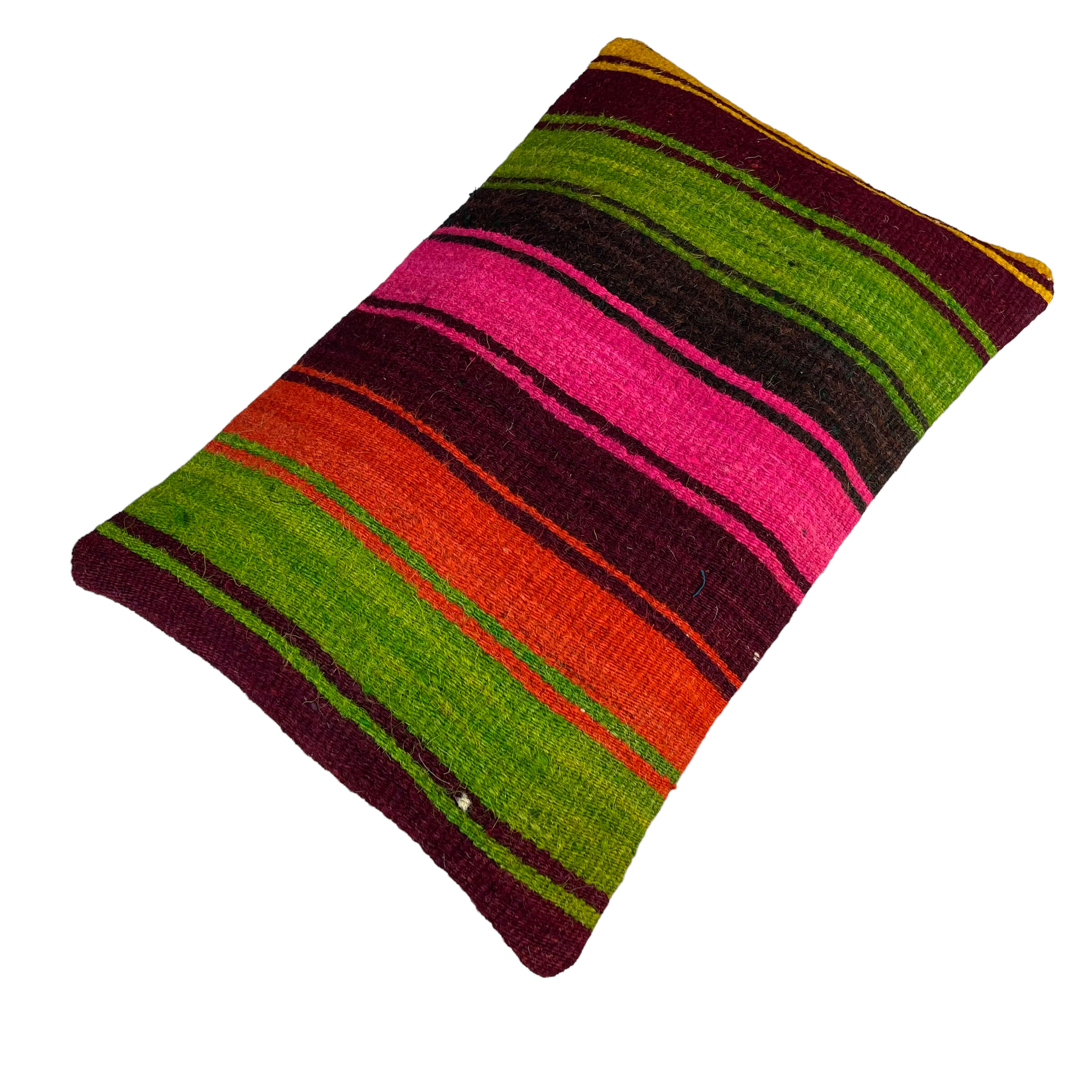 Housse de coussin vintage turque faite à la main, 30 x 50 cm