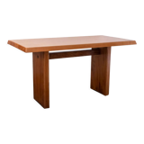 Elm table model T14A by Pierre Chapo, 1960s