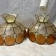 Paire de lustres en nacre
