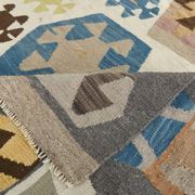 9x11 Geomtric Rare Style Luxury Kilim Rug, Large Area Vintage Kilim Rug