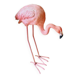 Ceramic pink flamingo