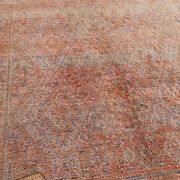 Peach Vintage Moroccan Rug 203 x 302 cm - Berber Wool Rug - Handmade Rug