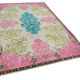 Hand-knotted unique anatolian 1980s 190 cm x 290 cm pink carpet