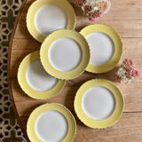 Set of 6 vintage dessert plates