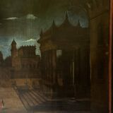 "Ideal Architectures", oil on canvas, 18th century