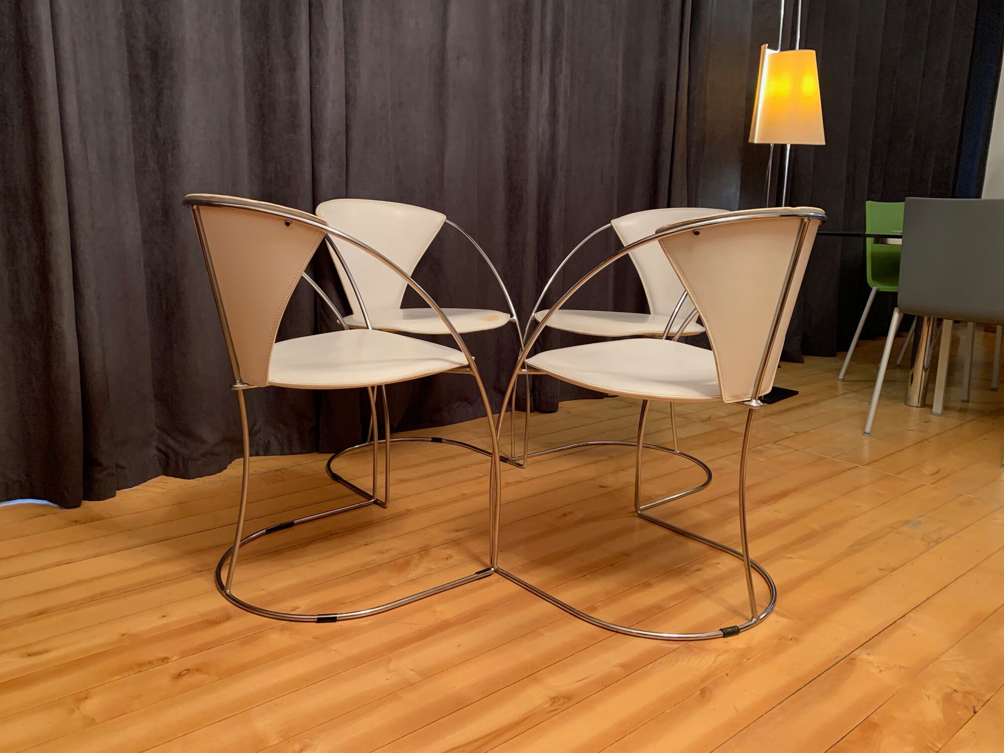 Set of four Linda chairs, Arrben, Italy, 1980s
