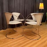 Set of four Linda chairs, Arrben, Italy, 1980s