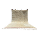 Ecru and beige Moroccan Mrirt rug 350x250 cm – textured minimalist design