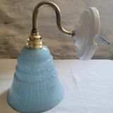 Blue Clichy glass wall lamp