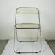 Folding chair "Plia Lucite" by G. Piretti for Castelli Italy