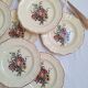 Flat plates Digoin Sarreguemines Model Loraine
