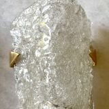 Arlus pair of Murano glass and brass wall lights