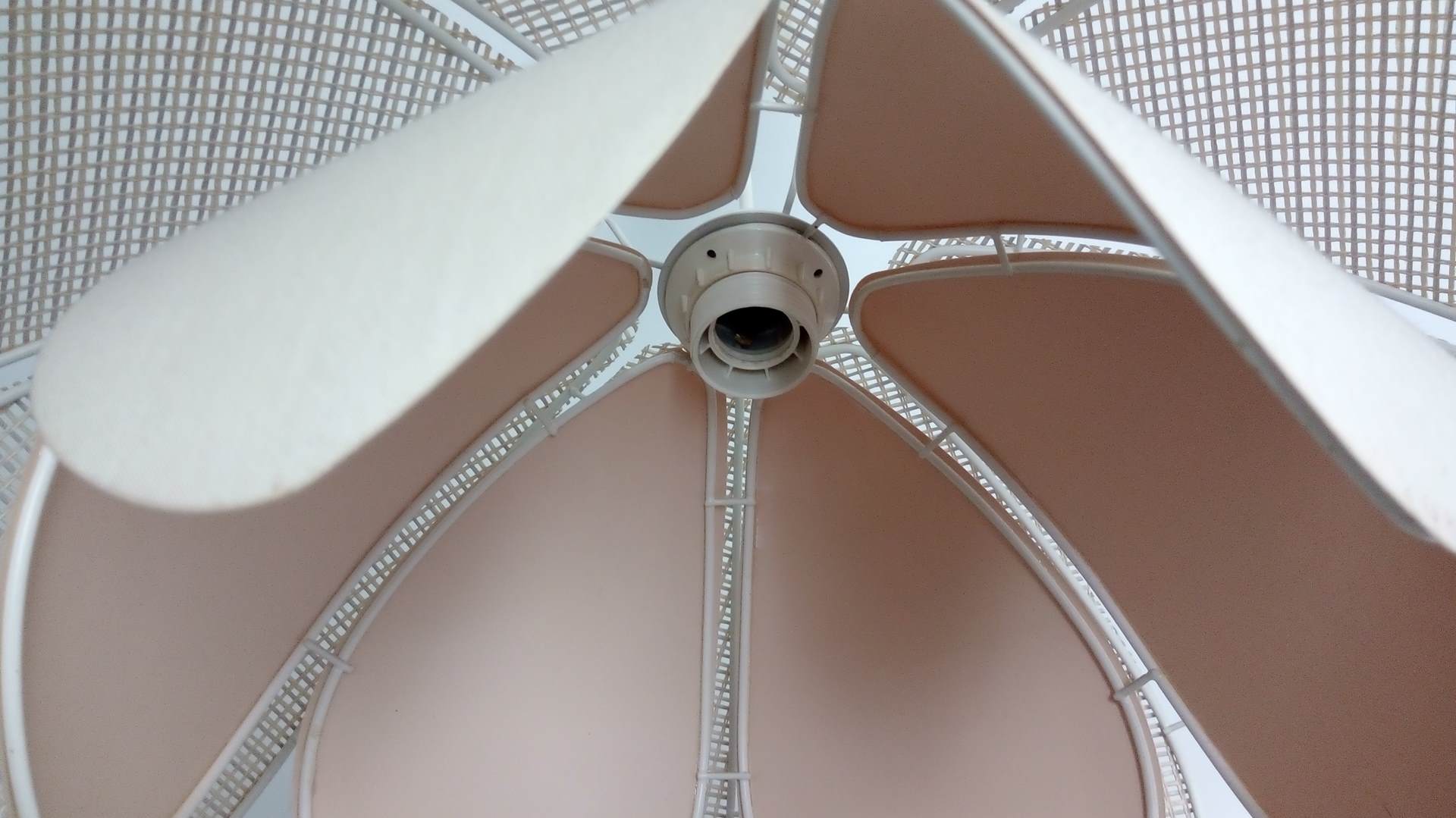 Vintage flower hanging lamp year 70