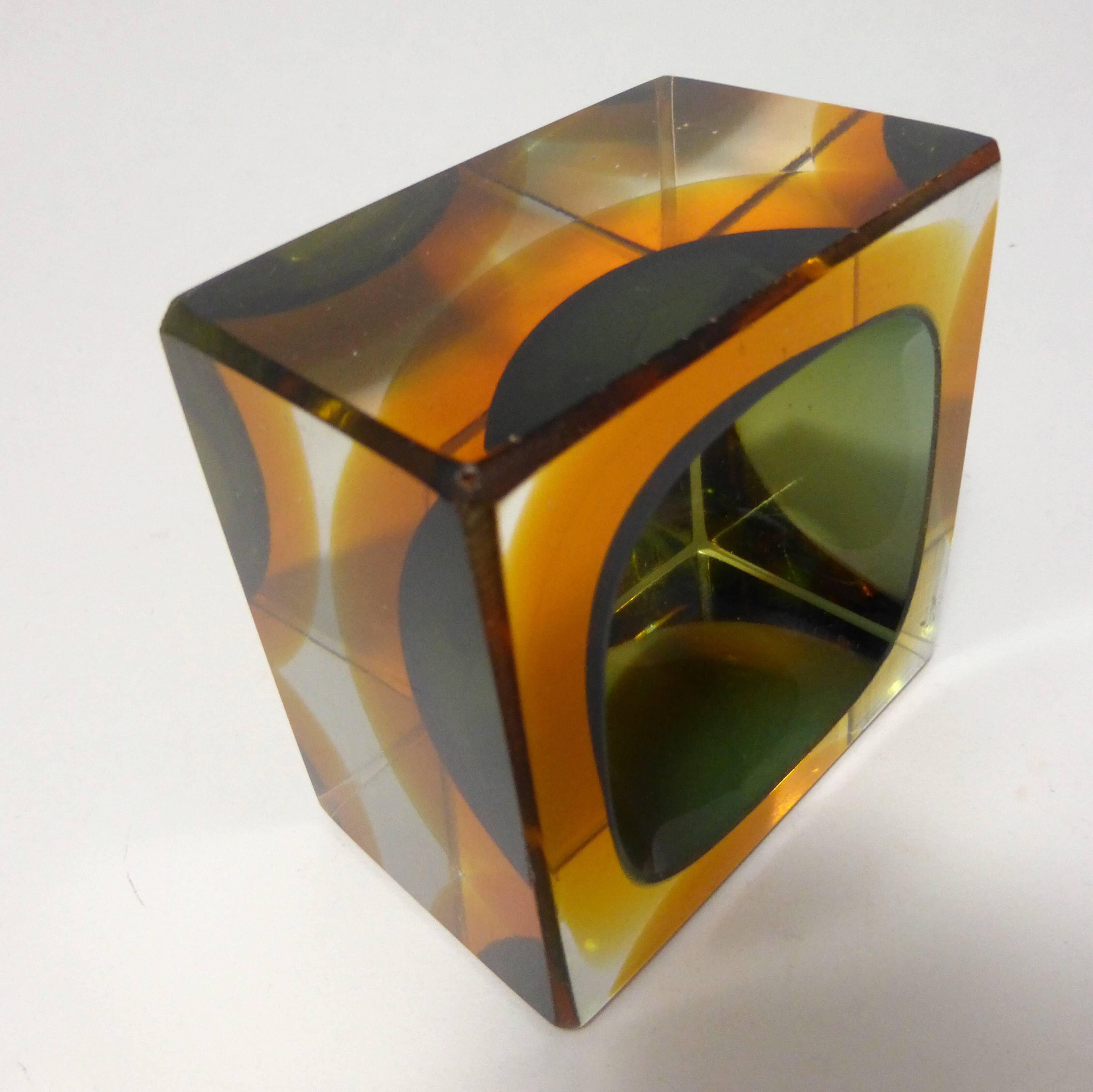 Ashtray Murano Sommerso 1970