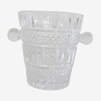 Ice bucket, cut crystal