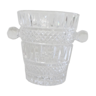 Ice bucket, cut crystal
