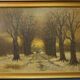 Painting "Winter Landscape".