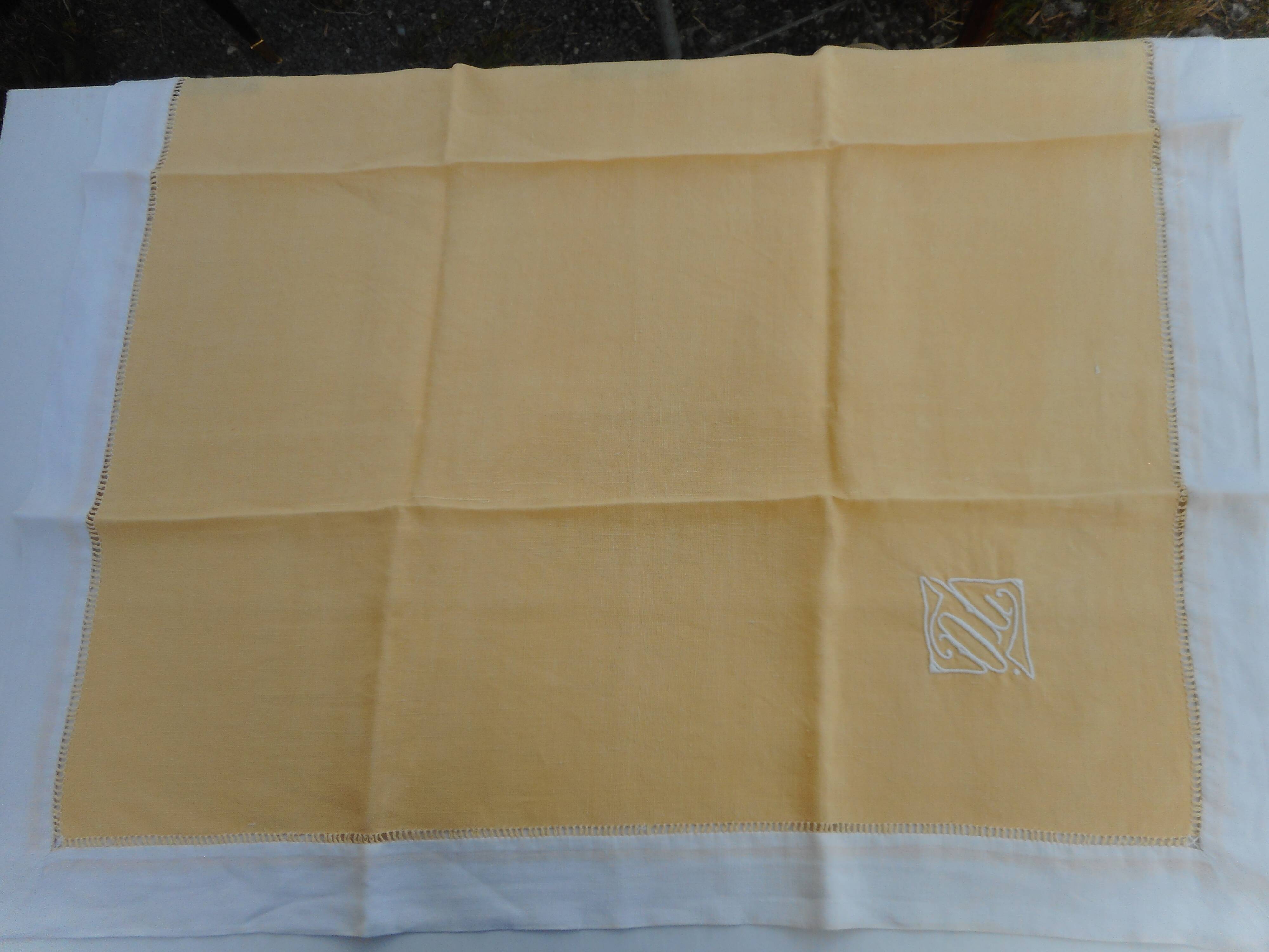 Set of six linen towels