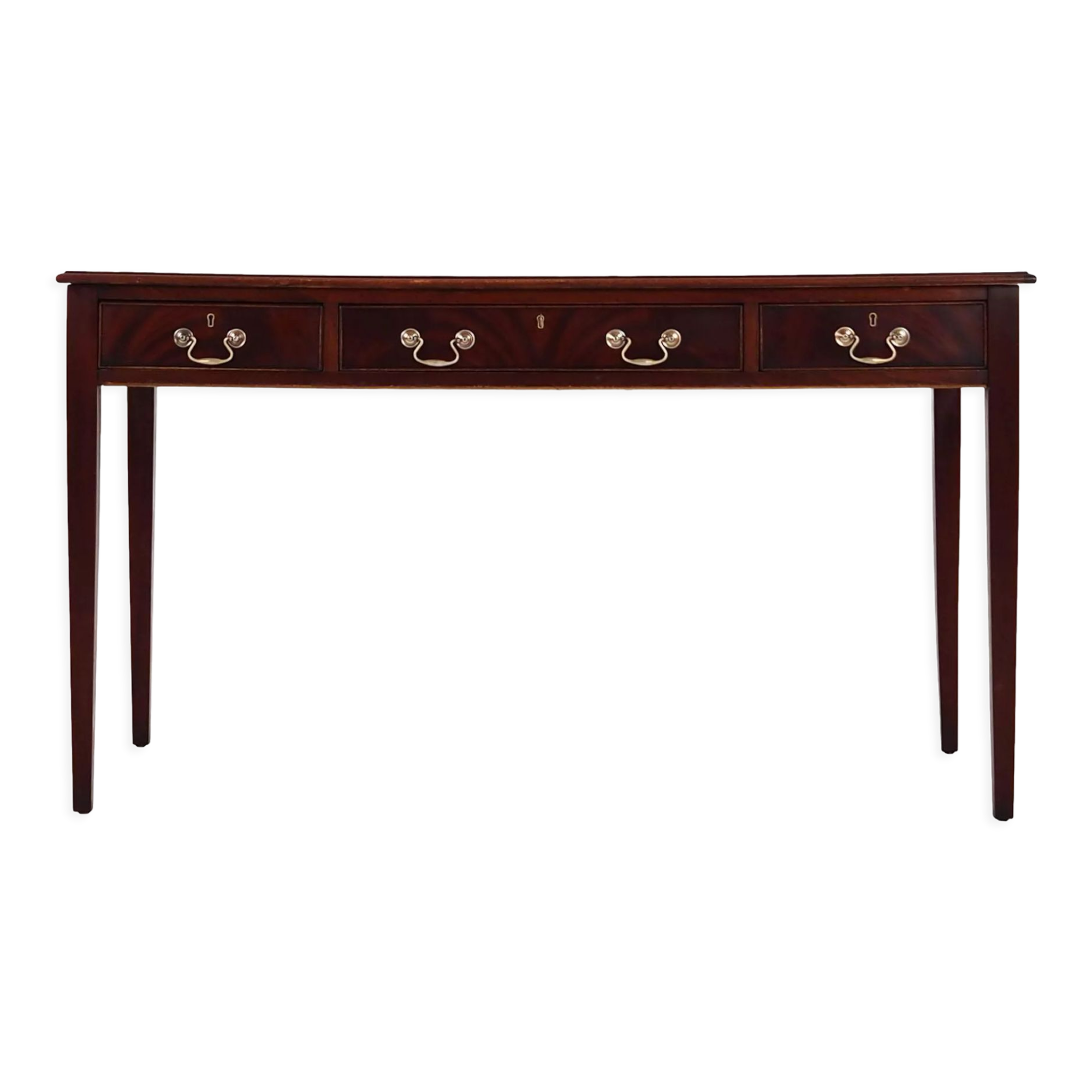 Mahogany desk scandinavian design of the 70s