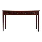 Mahogany desk scandinavian design of the 70s