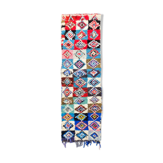 Tapis berbere boucherouite couloir 80x265 cm