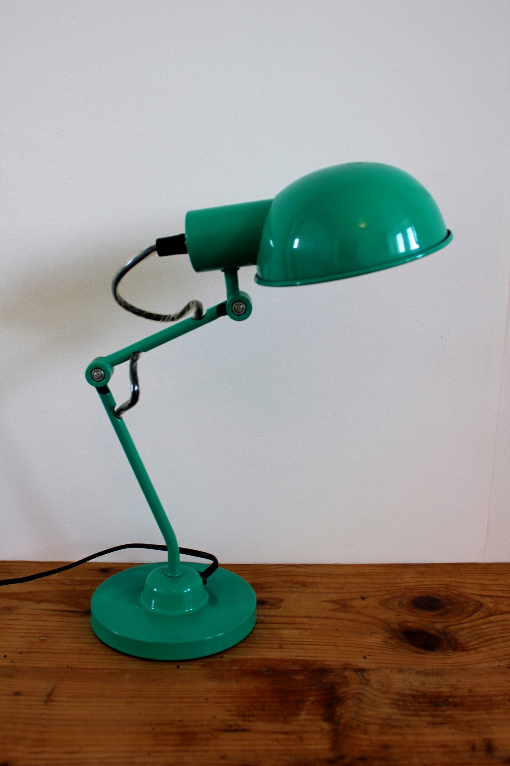 Vintage green desk lamp Mathias