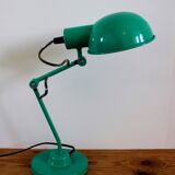 Lampe vintage bureau vert Mathias
