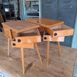 Pair of vintage bedside tables