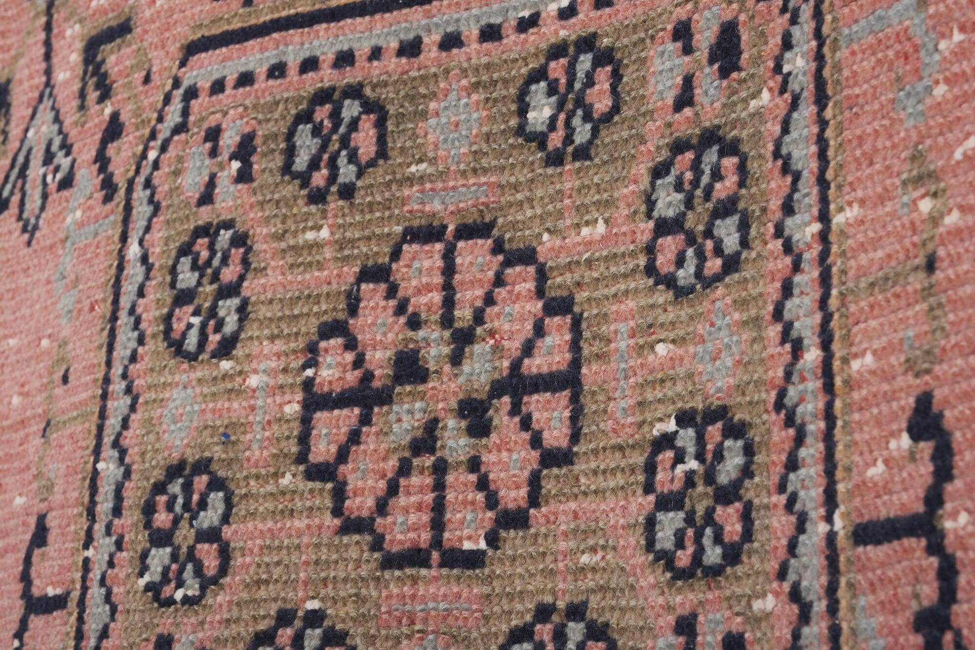 Vintage Turkish hallway rug 78x645 cm