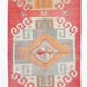 3x12 Super Soft Multicolor Vintage Runner Rug, 91x355Cm