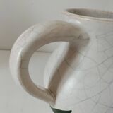 Vintage Marais Pottery style flower pitcher