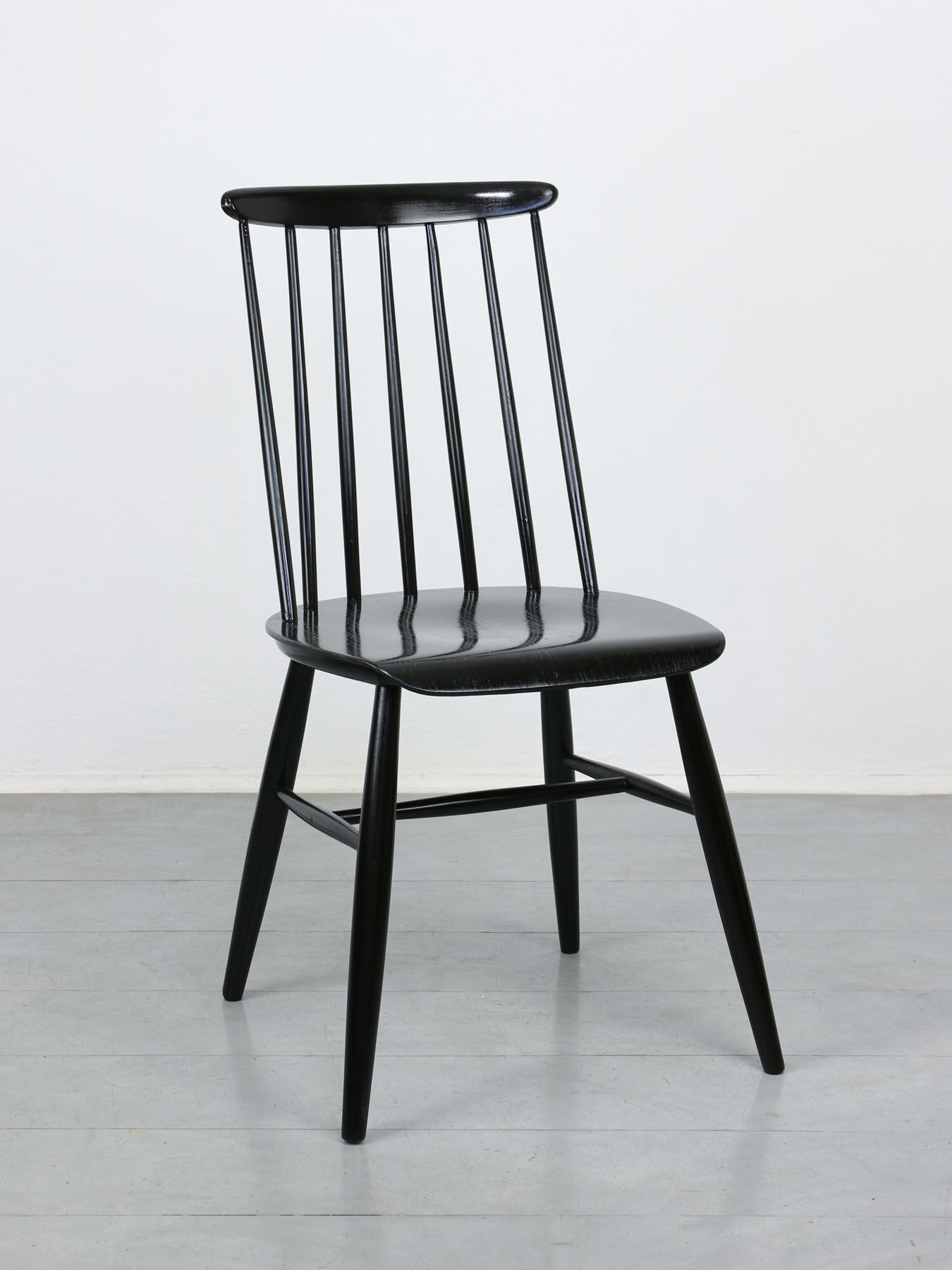 Pair of Black Fanet chair by Ilmari Tapiovaara, 1960s
