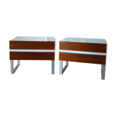 Set of two nightstands in the 1970s