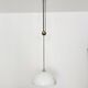 Adjustable Posa Pendant Lamp with Porcelain Shade by Florian Schulz
