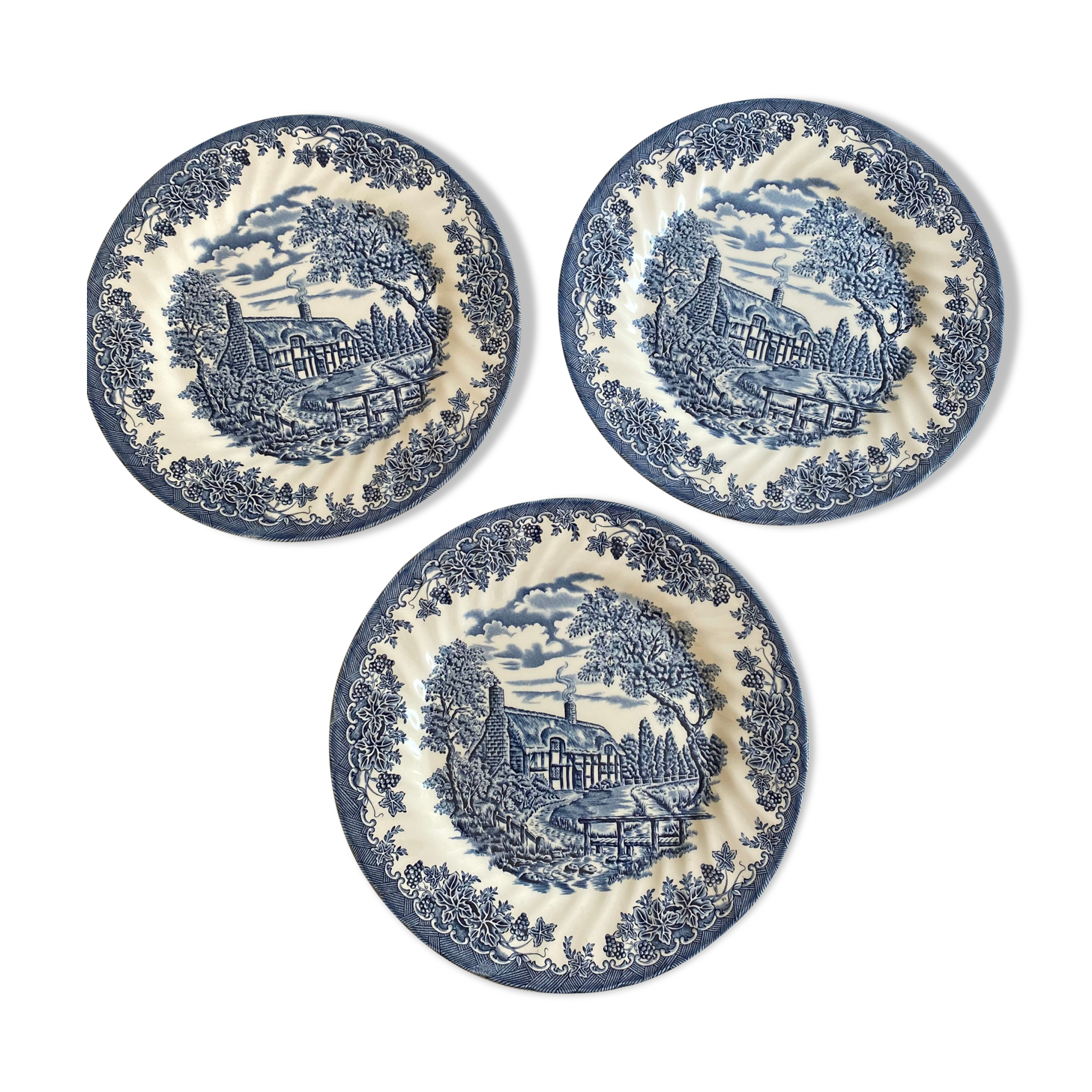Assiettes Anglaises campagne