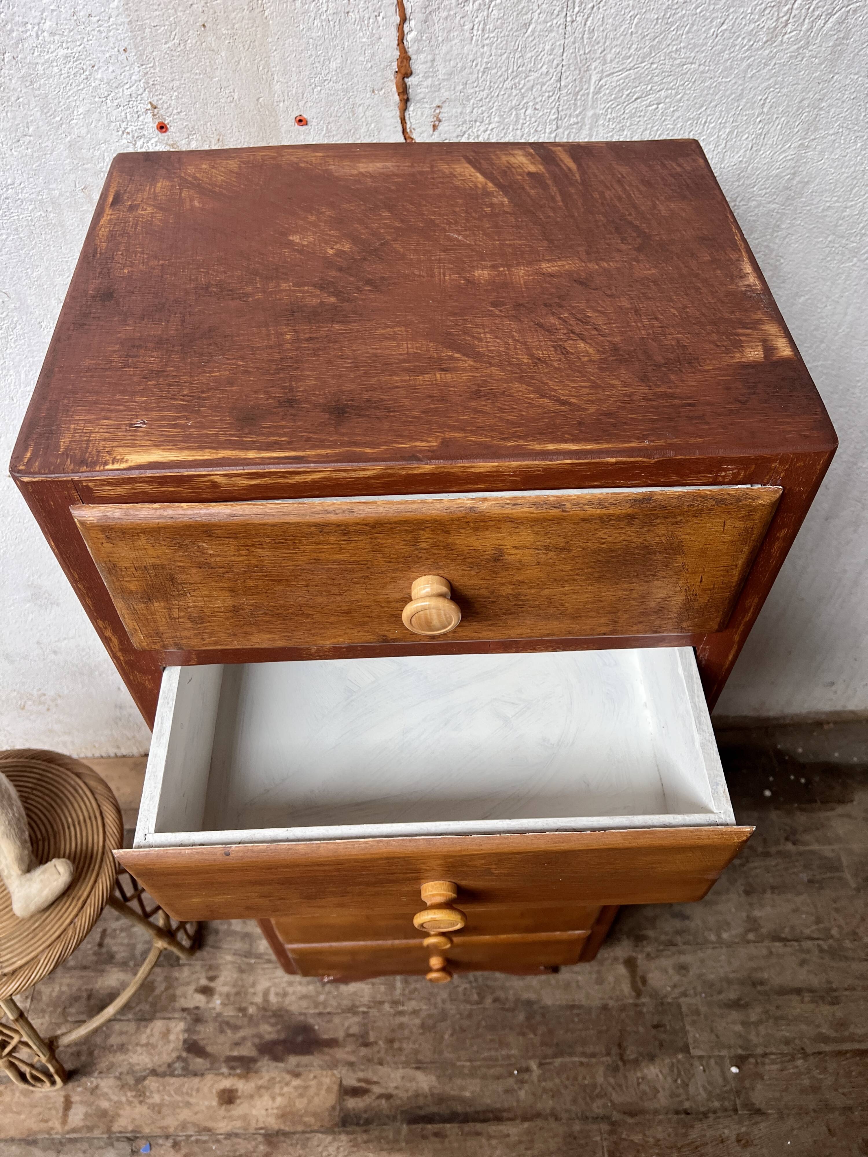 Commode semainier chiffonnier vintage 1950