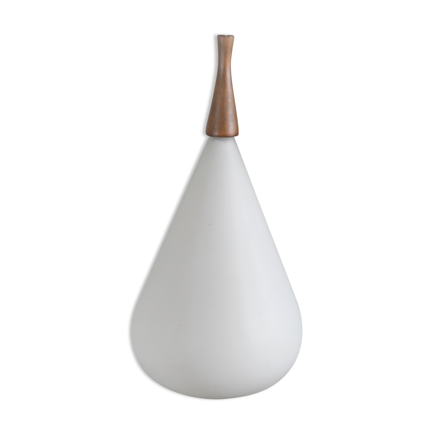 Scandinavian opaline hanging lamp