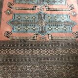 Vintage wool oriental rug - 245x157cm