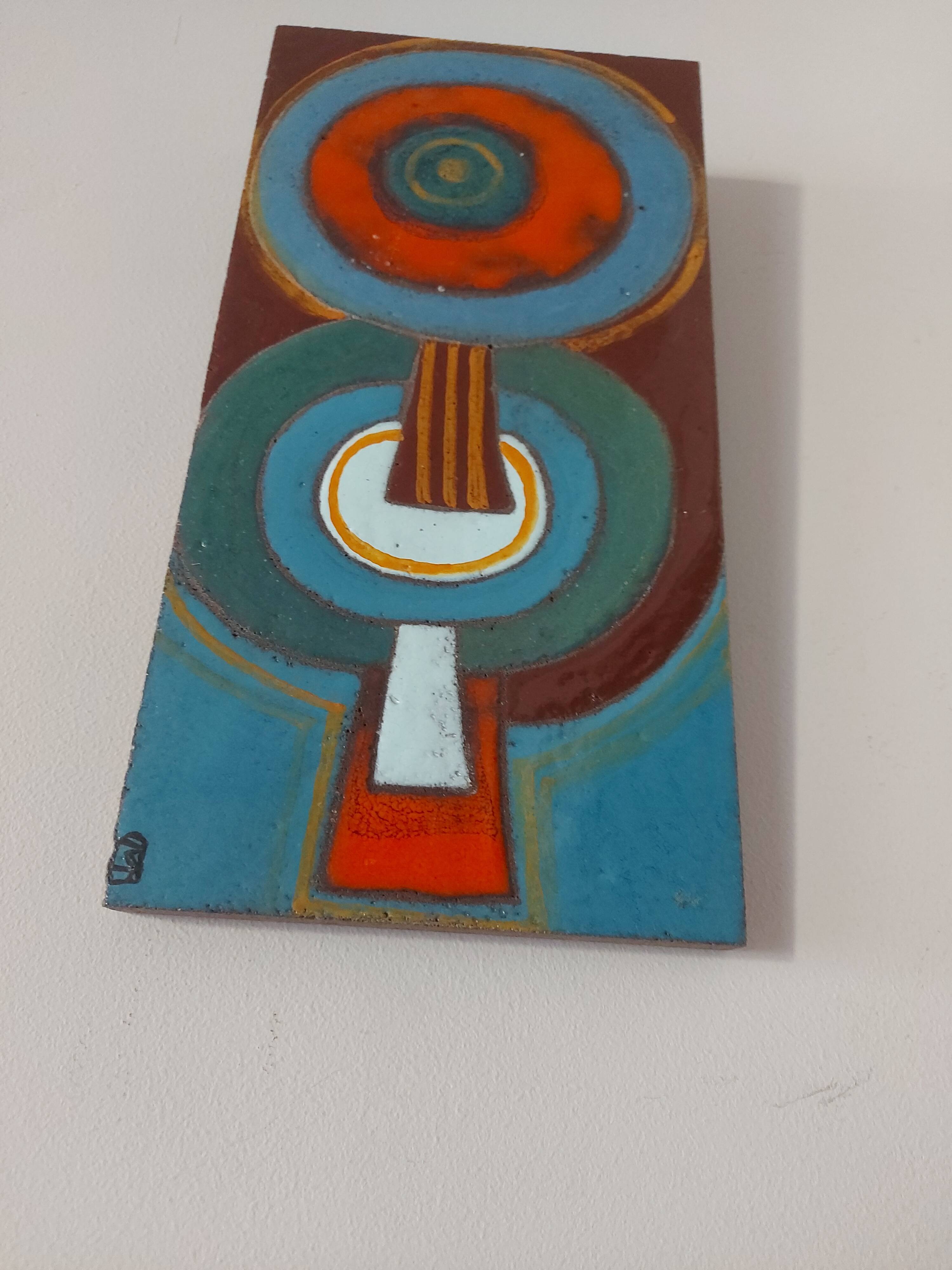 Vintage lava plate 50, 60'S