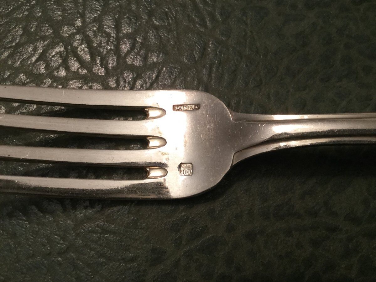 Housewife 151 pieces silver metal boulenger