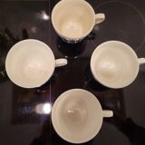 Set of 4 English cups