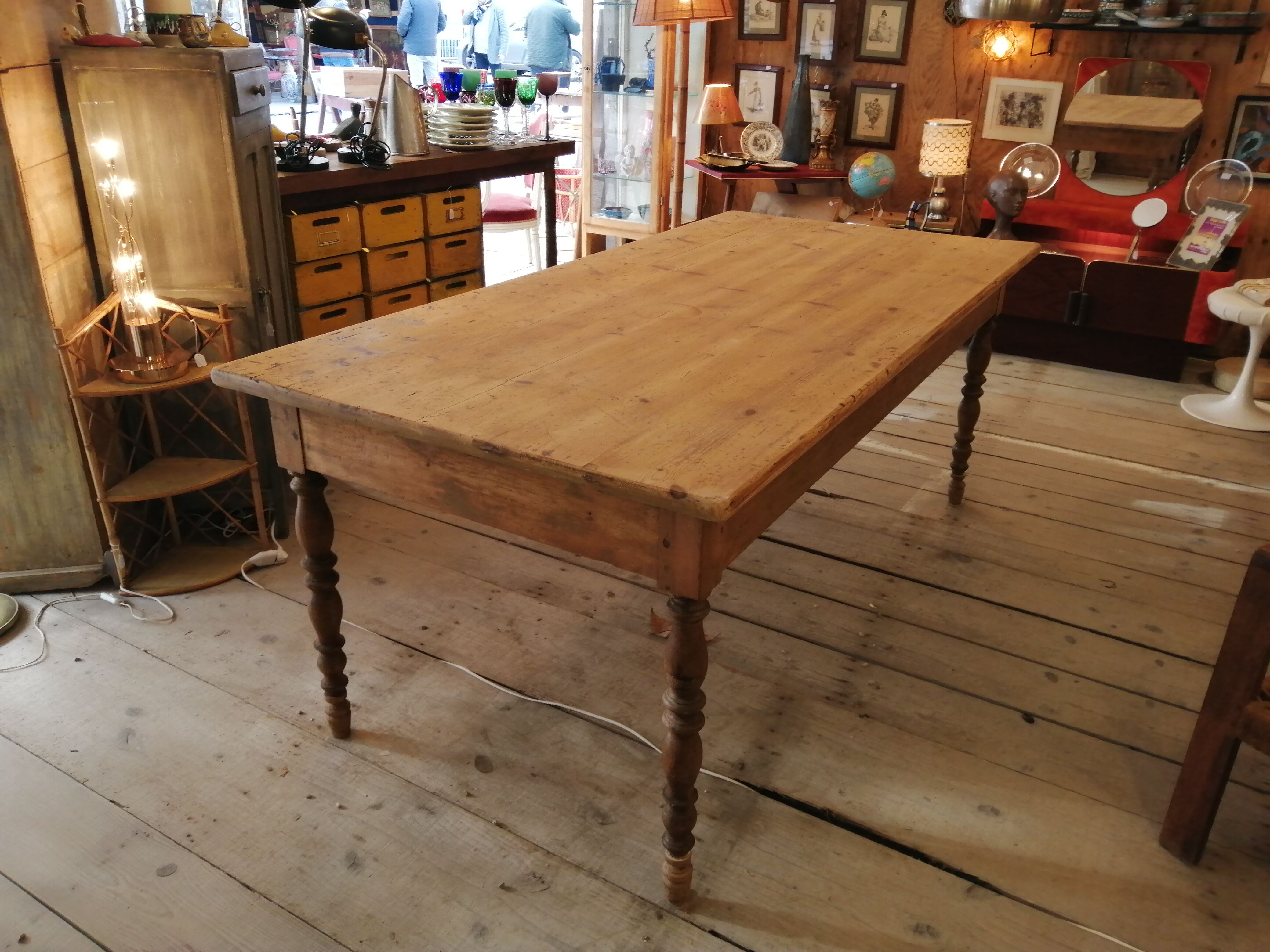 Table de ferme Louis Philippe 200x96