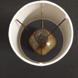 60s/70s sandstone bedside lamp