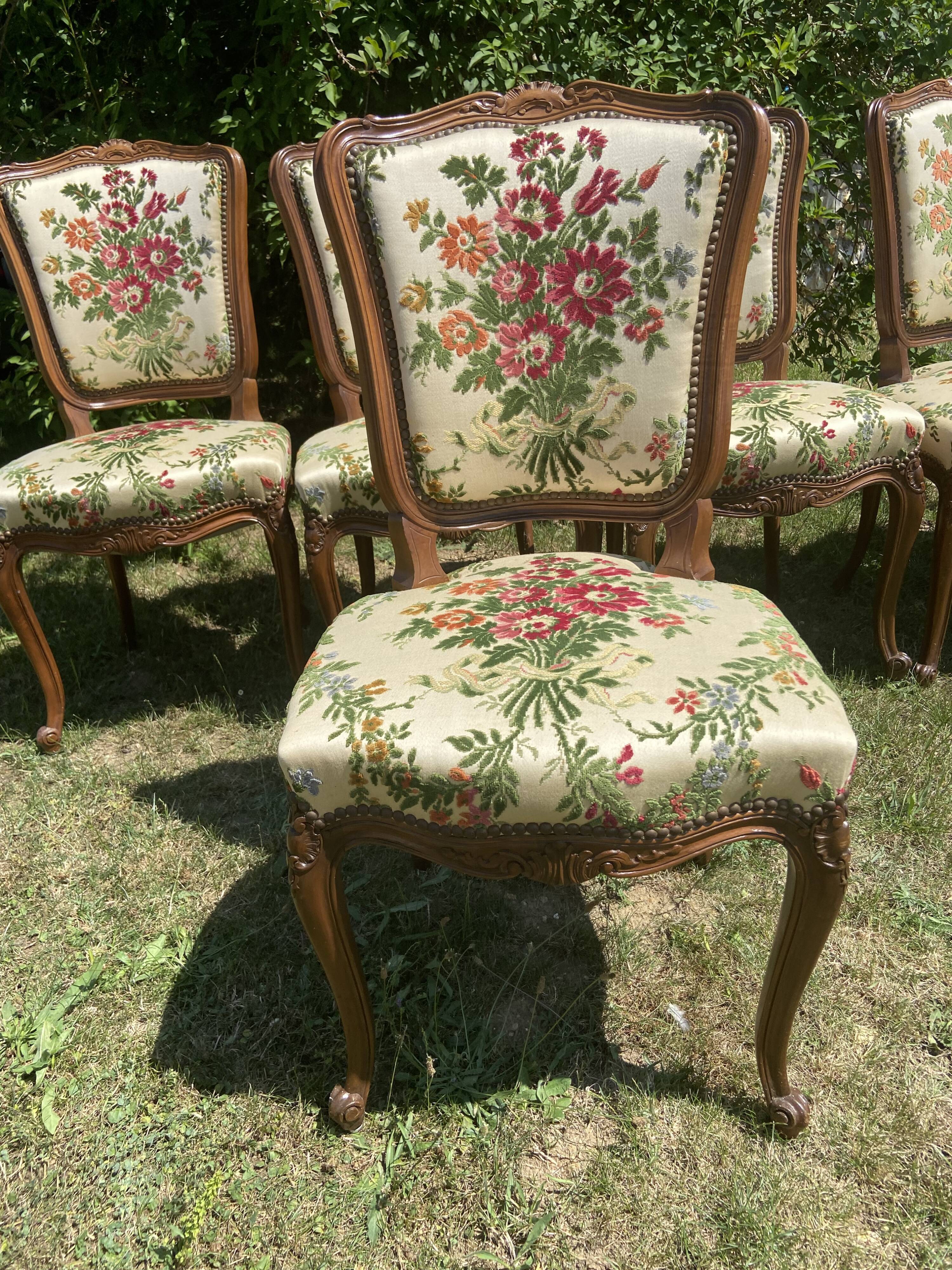 Louis XV style chairs