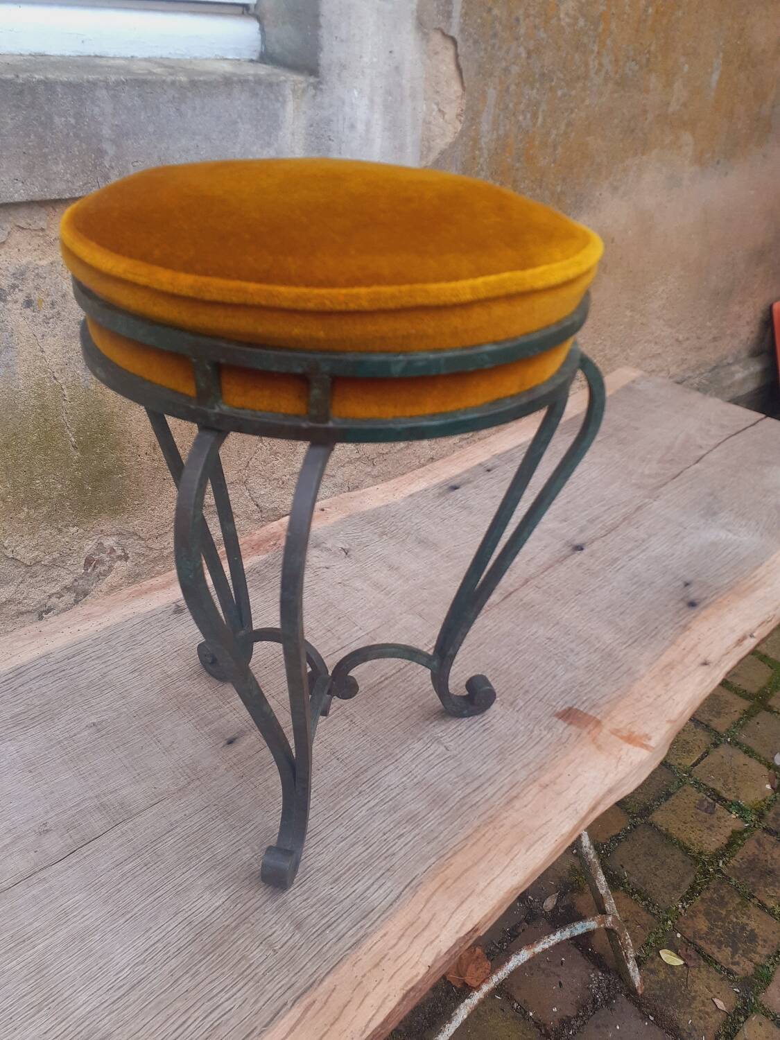 Vintage stool from the 1950s